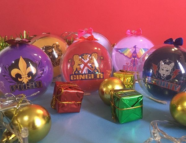Kit bolas de natal Spice World Tour
