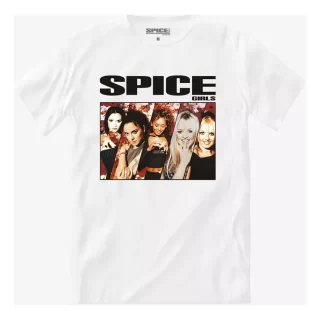 Spice Girls – Camisa Oficial – Branca