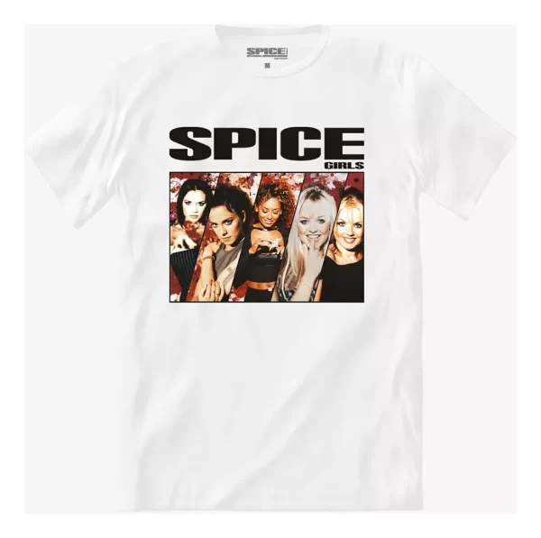Spice Girls – Camisa Oficial – Branca