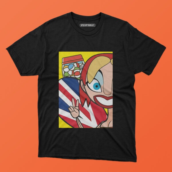 Geri Halliwell – Camisa Viva Forever Ginger - Preta