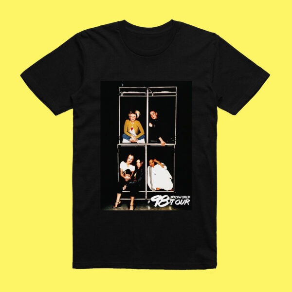 Spice Girls - Camisa Spiceworld Tour 98 - Preta